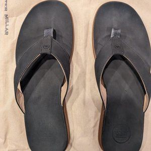 Peter Millar Hyperslide Nubuck Flip Flops Sz 11